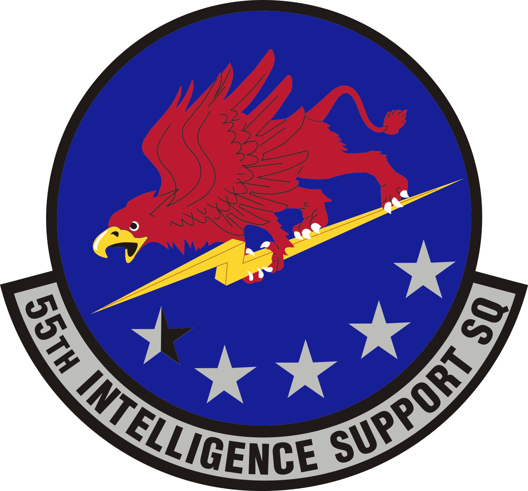 55th Intelligence Support Squadron Decal